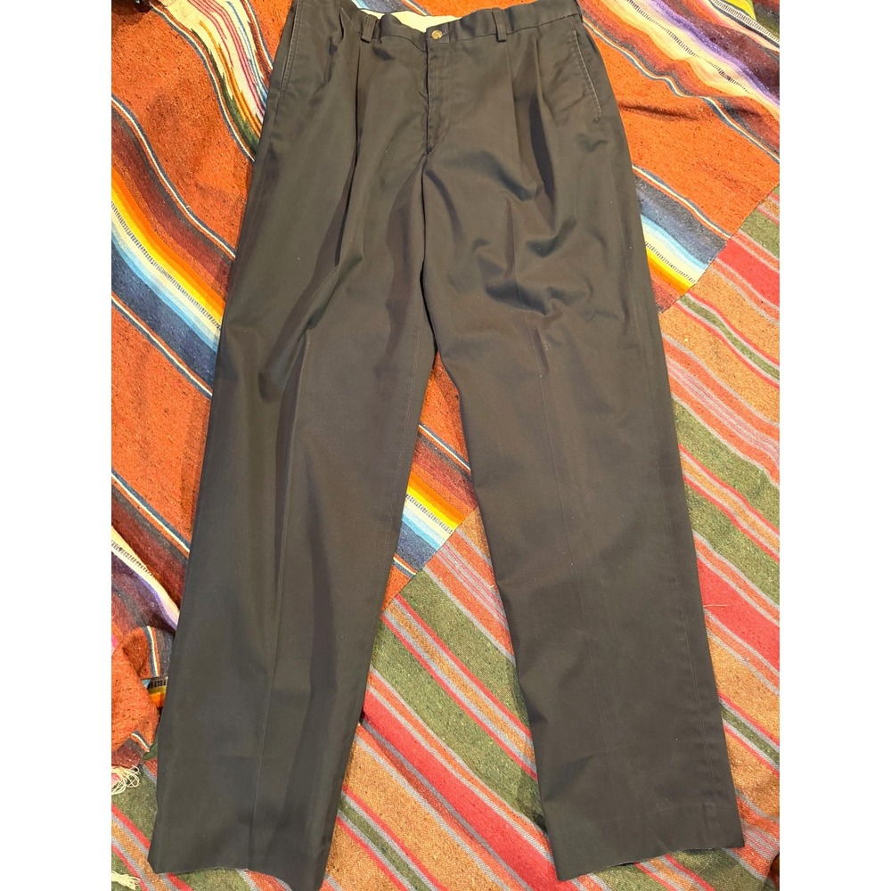 Eddie Bauer Men's Gray Size 35 Cotton Wrinkle Resistant Pants Slacks